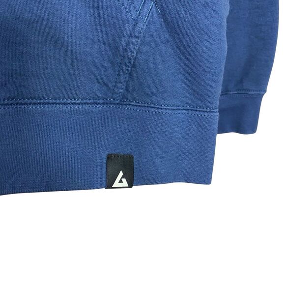 American Giant Jacket Mens M Blue Fleece Bomber Full Zip Heavy Pockets NEW - Picture 10 of 13